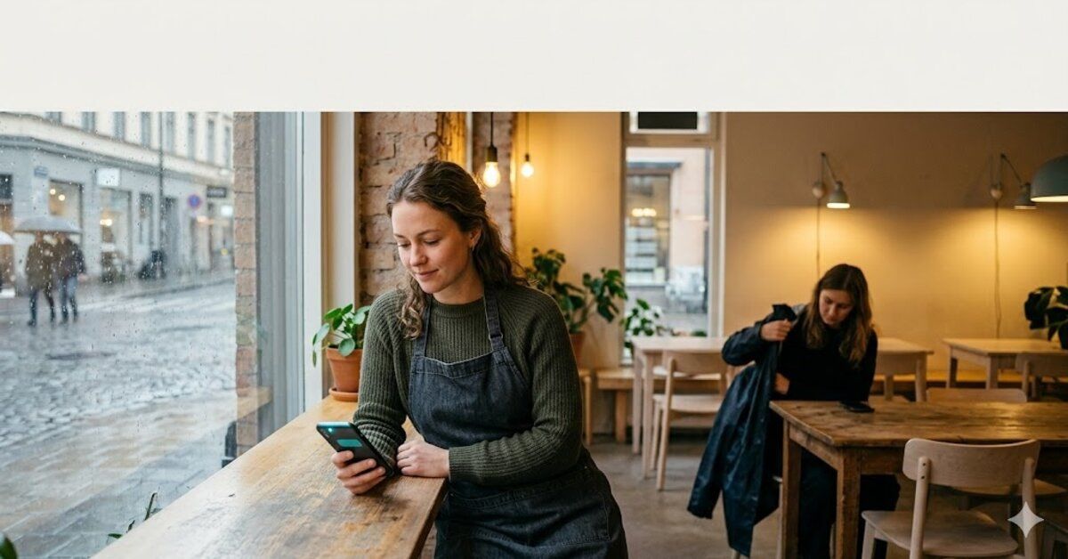 Småföretagare aktiverar sin kundlista med SMS